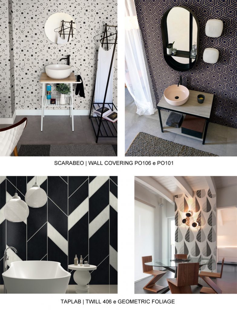 BLACK & WHITE WALL COVERINGS